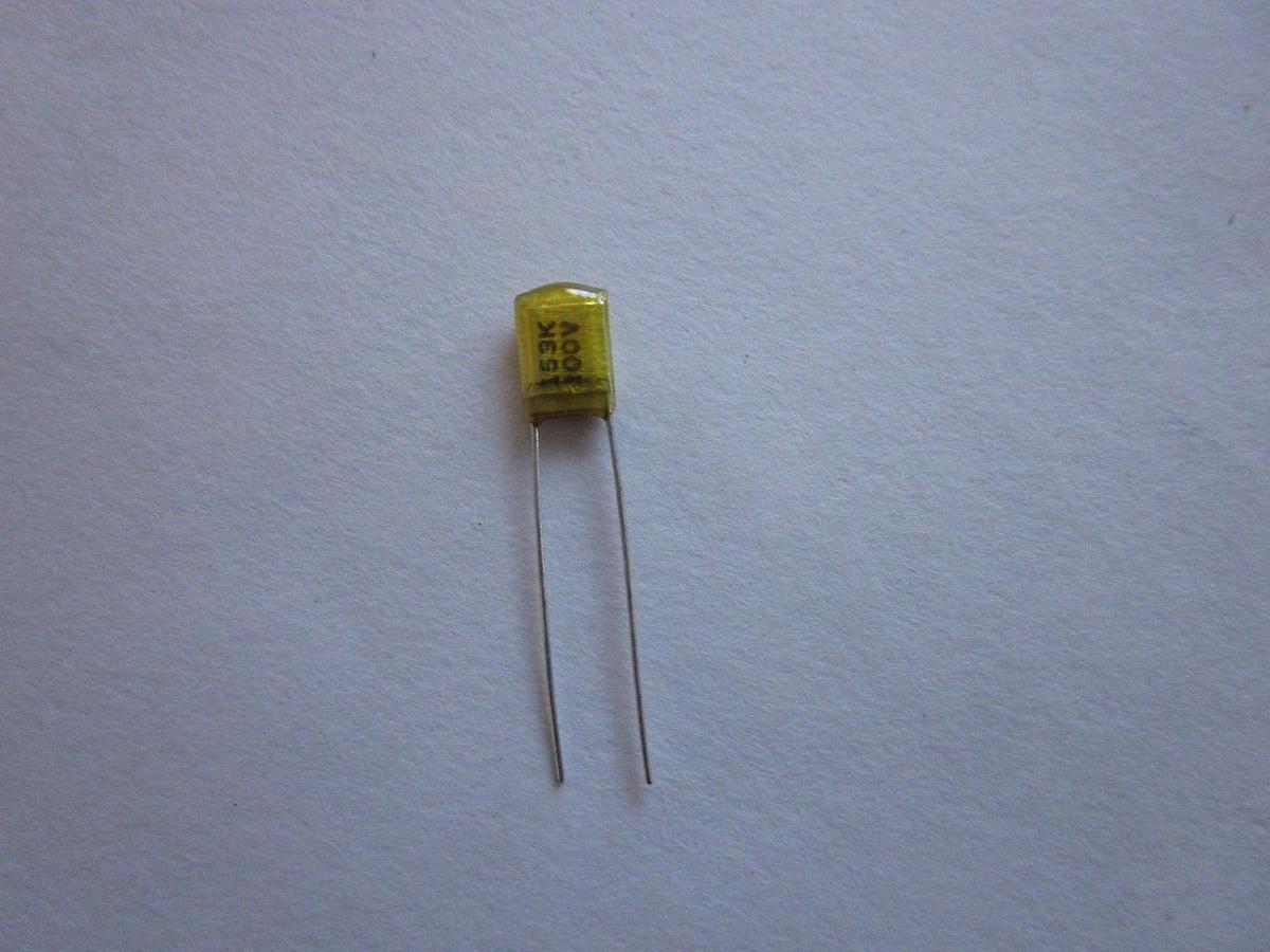 Used EIC Polyester Film Capacitor, CP100K0150, 0.015uF,  100V, 10% - LOT of 1000