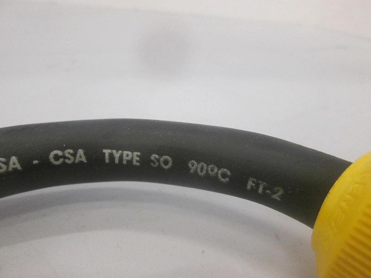 Used Carol, P-123-70-MSHA, Type SOW-A, 12/3, Power Cord Cable, 27", Used