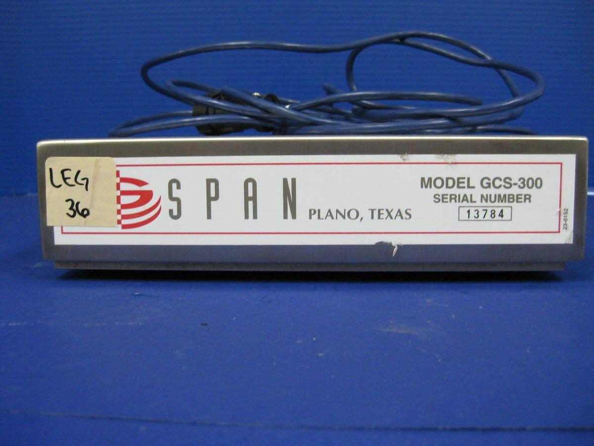 Used Span GCS-300, Scale Load Up To 300LBS, Stainless Steel, Used