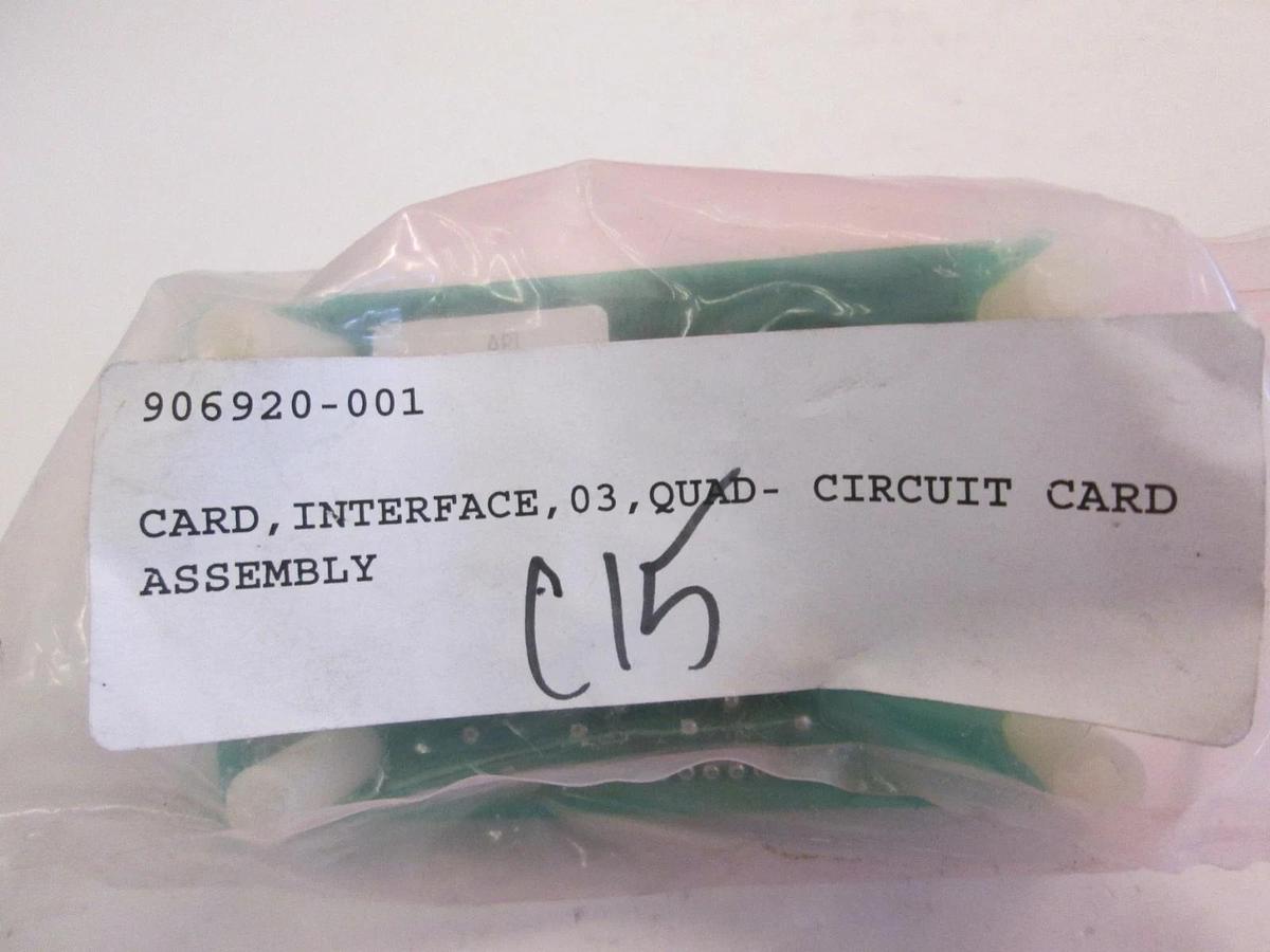 Used WJ 999 906920-001, Quad- Circuit Card Assy, New