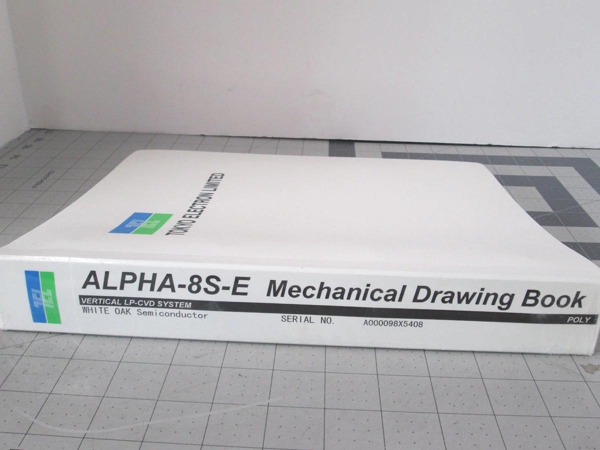 Used TEL Tokyo, ALPHA-8S-E, Mechanical Drawing Book POLY, Used