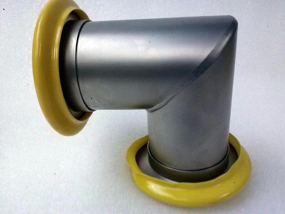 HPS MKS NW50 90 Degree Mitered Elbow Vacuum Fitting, New