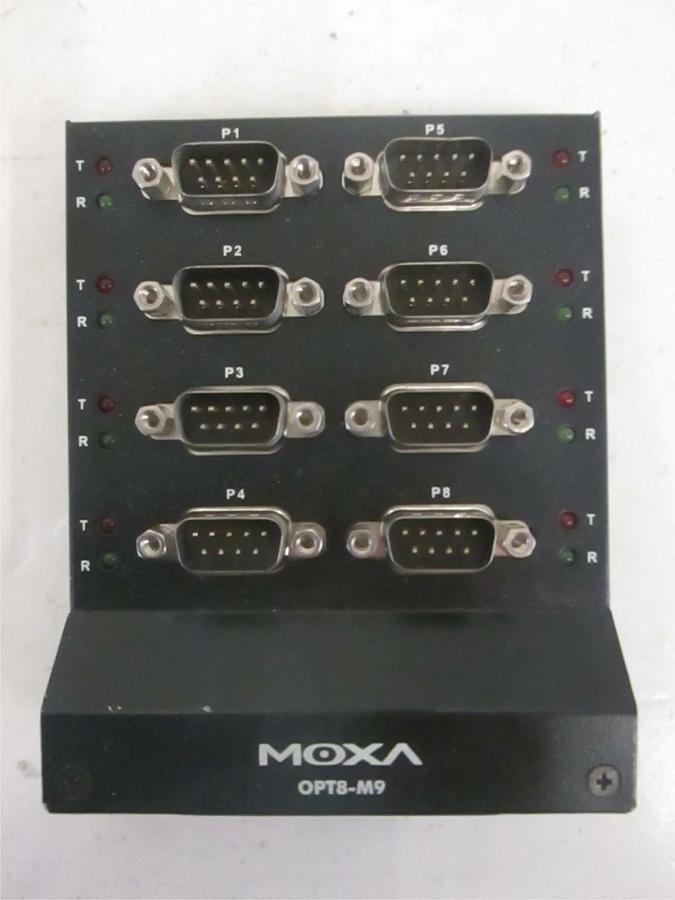 Used MOXA, OPT8-M9 Connection Box, Used