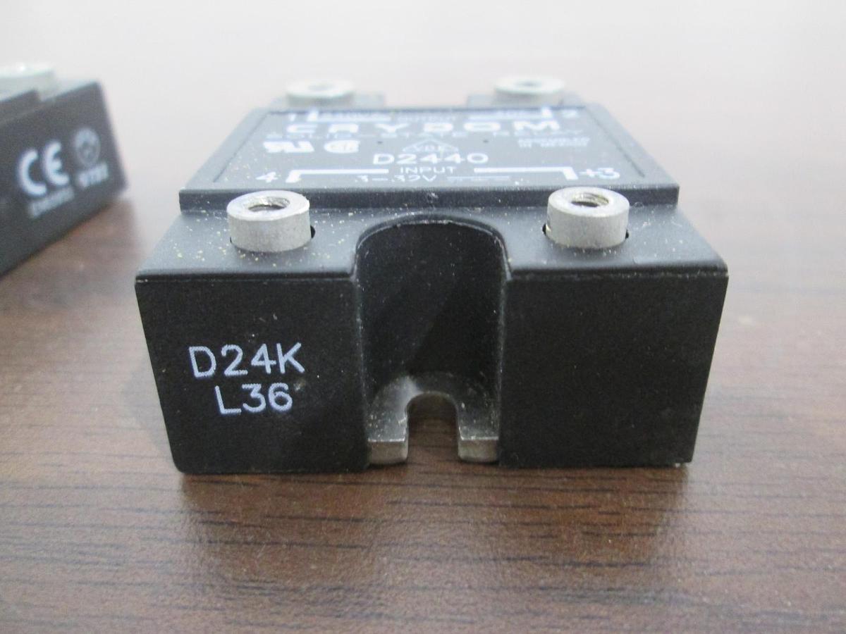 Used Crydom, D2440, Solid State Relay, Used, Lot of 2