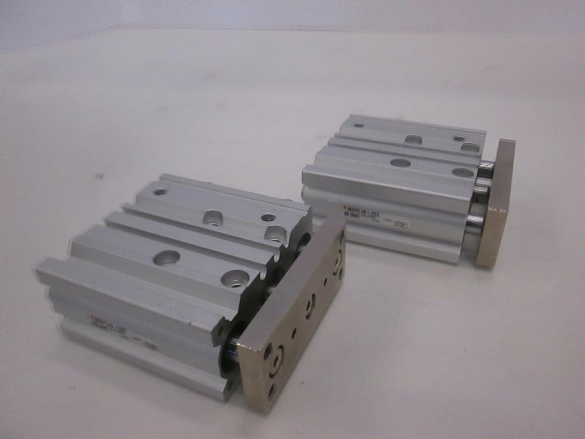 Used SMC, Solenoid Valve, MGPL16-25Z, Used, Lot of 2