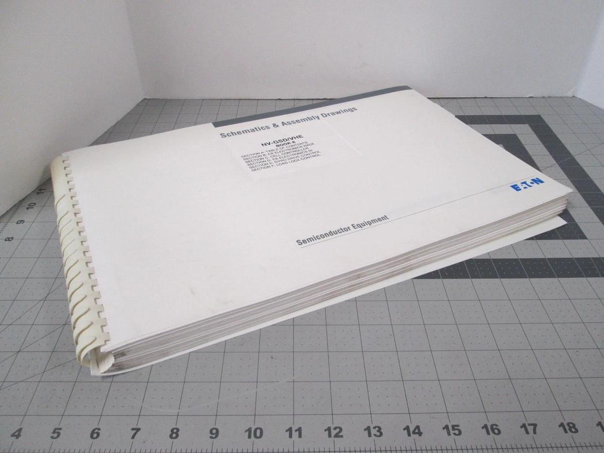 Used Eaton, NV-GSD/VHE, Book 6, Schematics and Assembly Drawings, Used