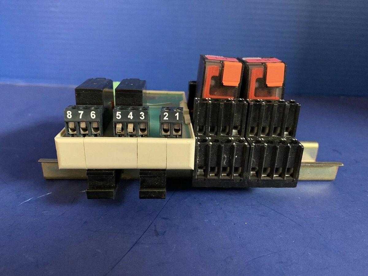 Used Wieland Bamberg Module Assy w/ Schrack ZT570024 Relays, Used