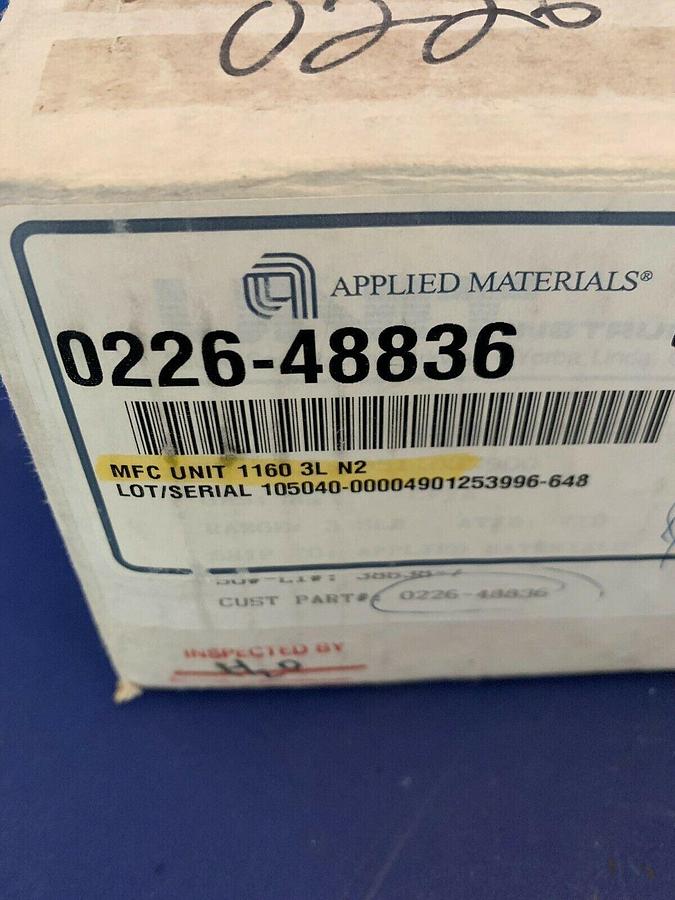 Used Unit UFC-1160A Mass Flow Controller, N2, 3 SLM, Refurbished