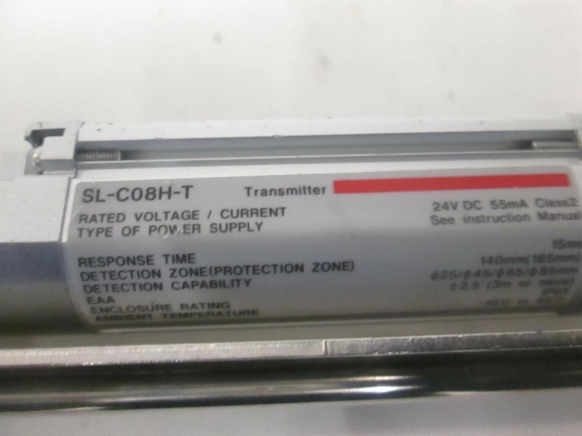 Used Keyence SL-C08H-T, Safety Light Curtain Transmitter, Used