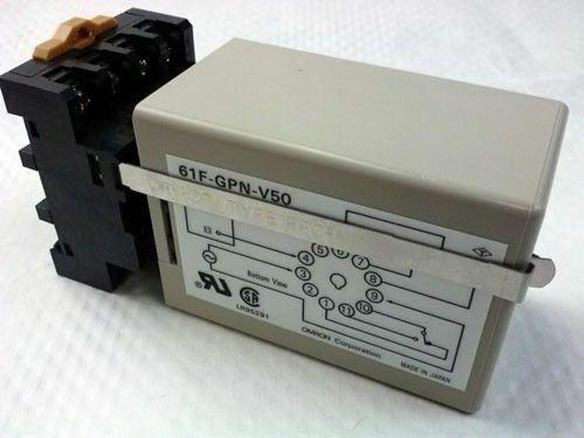 Used Omron 61F-GPN-V50 Water Leak Detector,  Used, pulled from a working tool