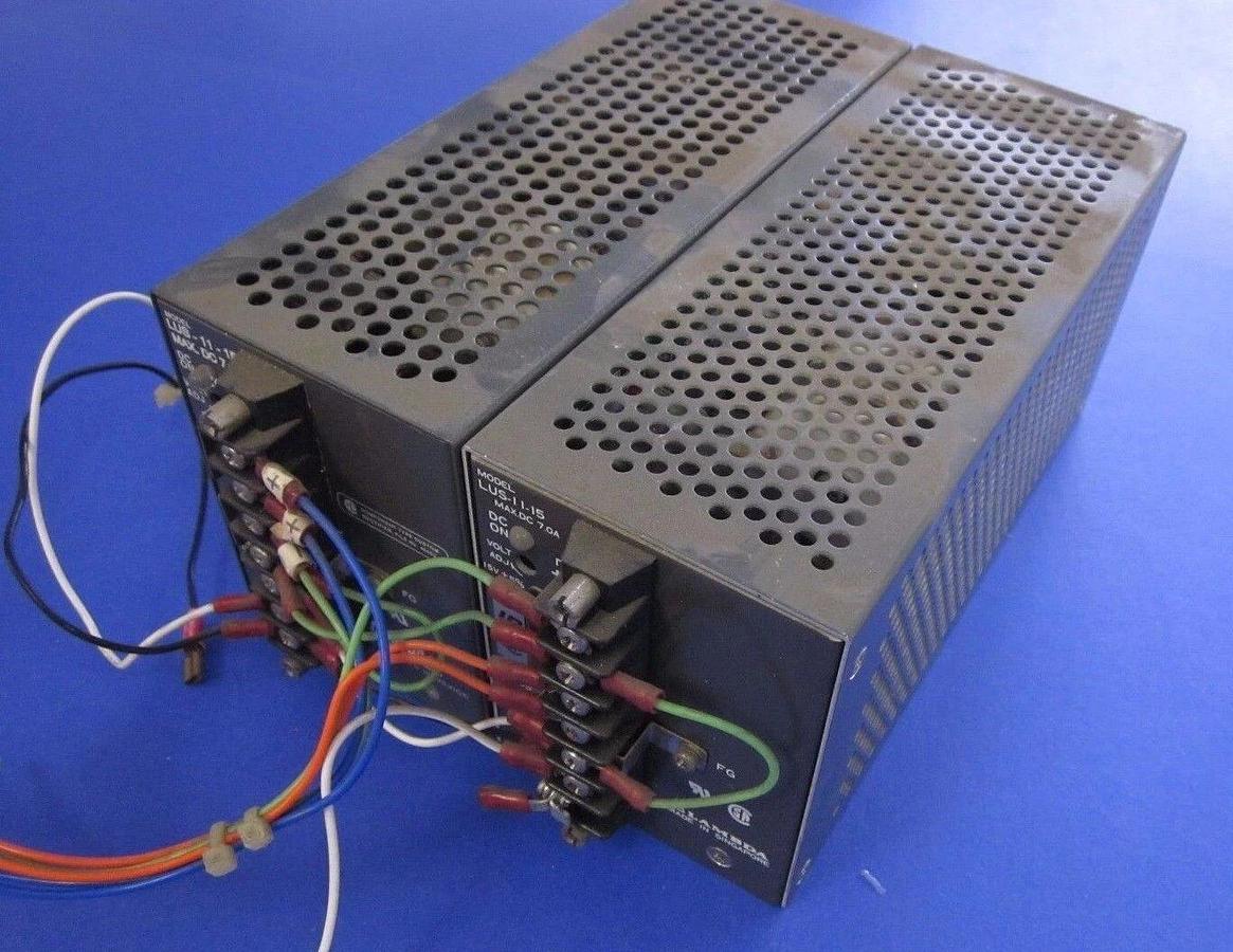 Used Lambda LUS-11-15 Adjustable Power Supply, Max DC 7.0A, 15V +/- 5% - LOT of 2