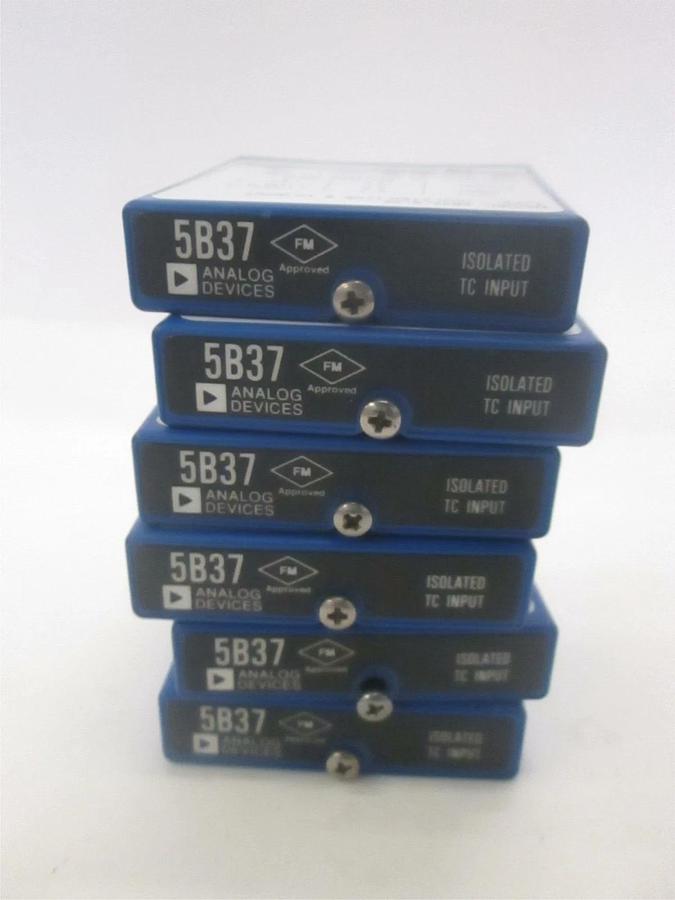Used Analog Devices, Isolated Type S TC Input, 5B37-S-05, Used, Lot of 6