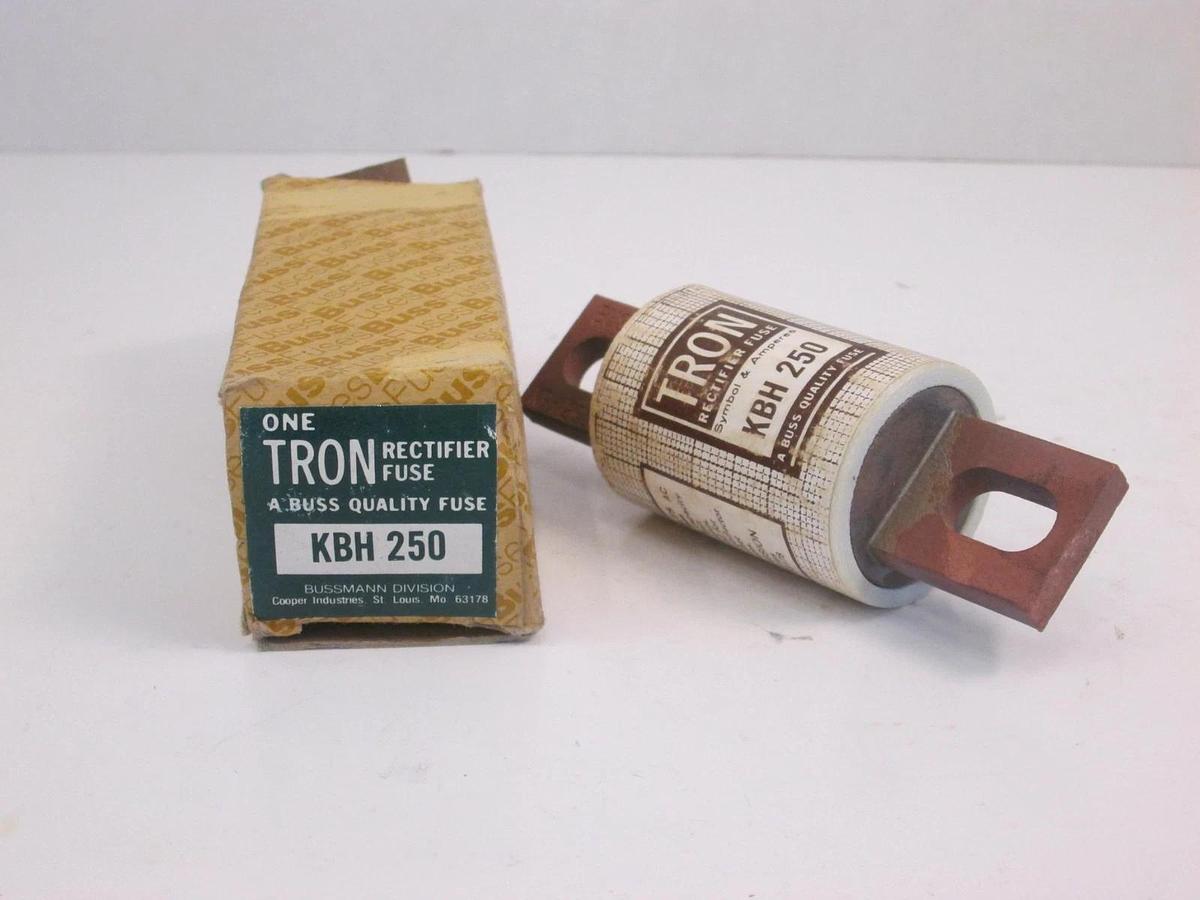 Used Bussmann KBH-250, Tron Rectifier Fuse