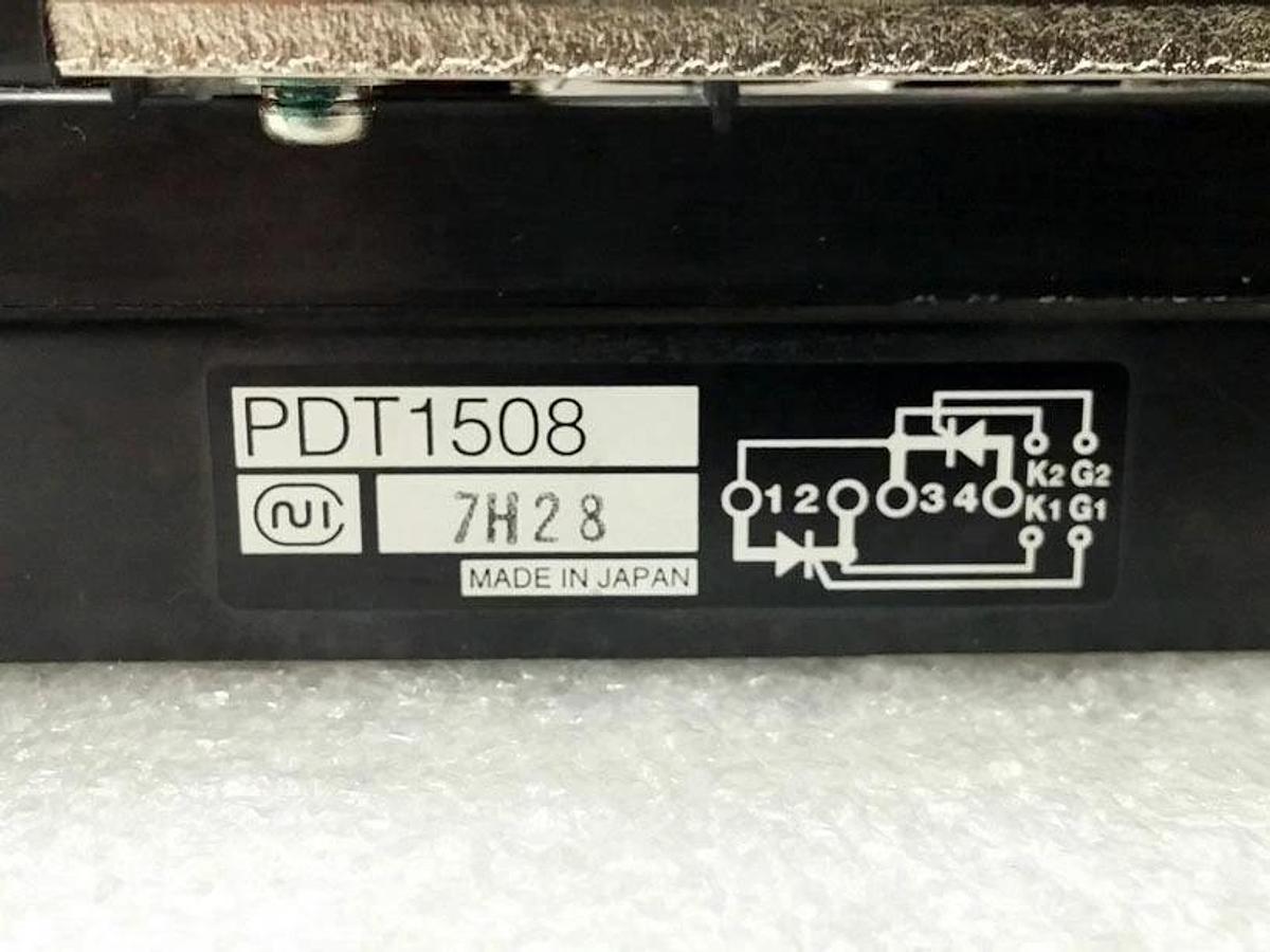 Used NIEC PDT1508 4 Position Thrysistor Module Assembly, Used