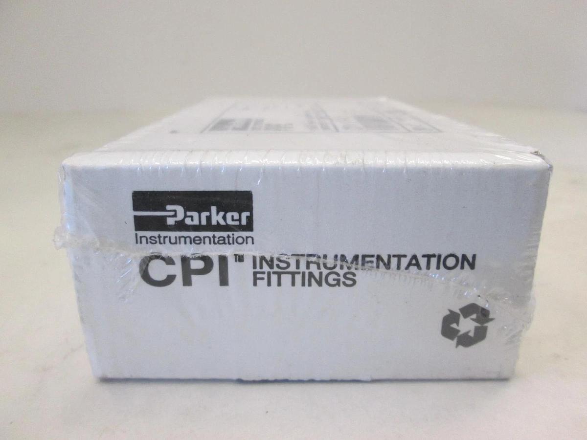 Parker, 8 FX-SS, Female Cross Fitting Box of 2, New, Original Packaging