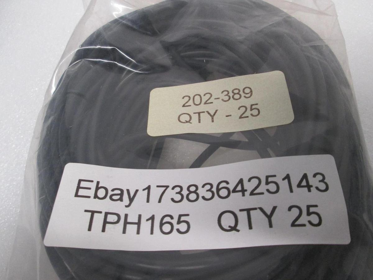 O-Ring, Silicon, 202-389, New, Lot of 25