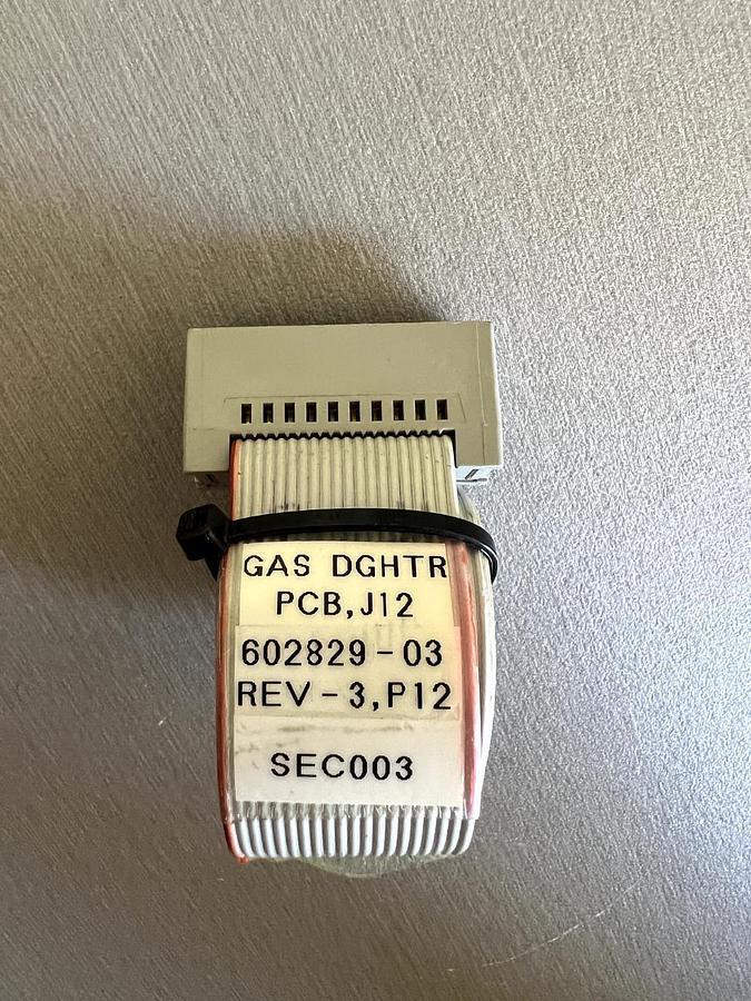 Used SVG  VTR Ribbon Cable GAS DGHTR PCB, J12 602829-03 REV-3, P12 SEC003