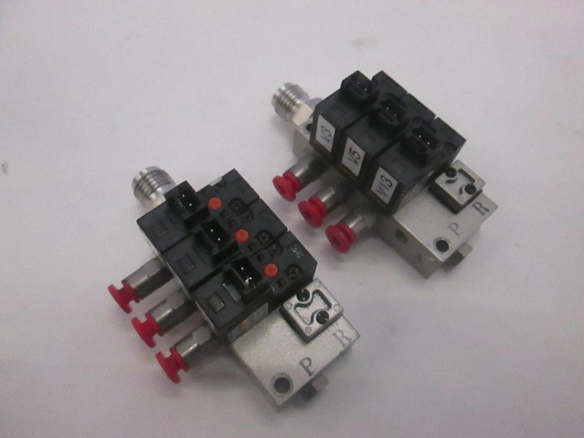 Used SMC, Solenoid Valve Assy, NVJ114Y, Used, Lot of 2