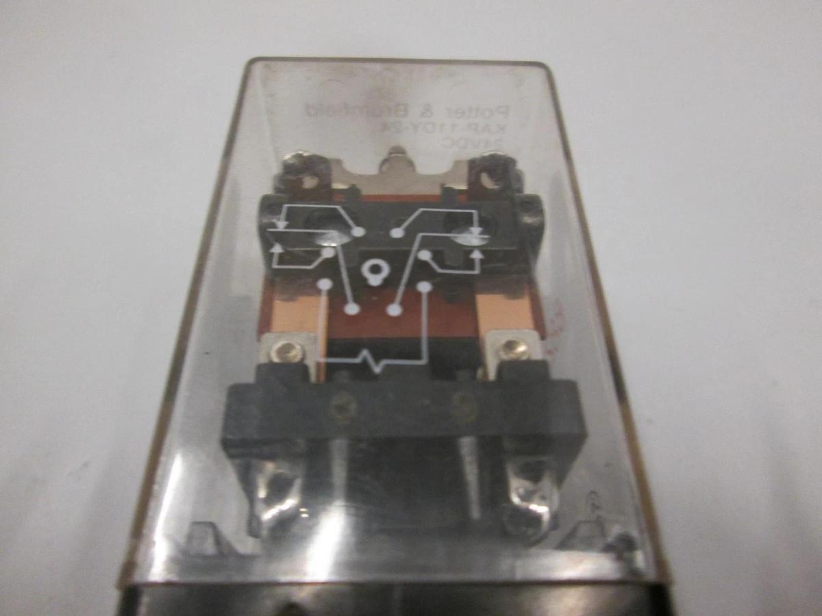 Used Potter & Brumfield, KAP-11DY-24, 24VDC Relay, Used