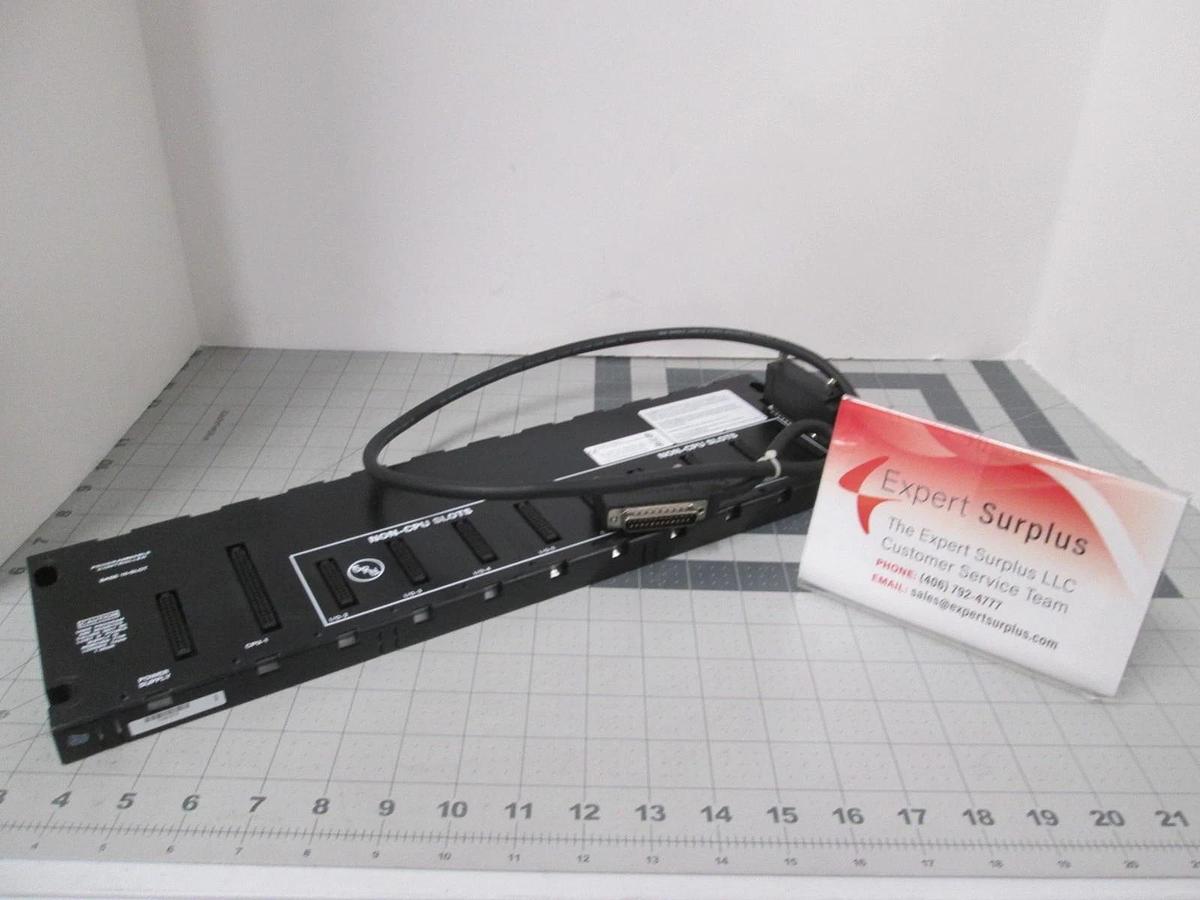 Used GE Fanuc, IC693CHS391L, 10 Slot Baseplate Expansion Module Enhanced w/Cable,Used