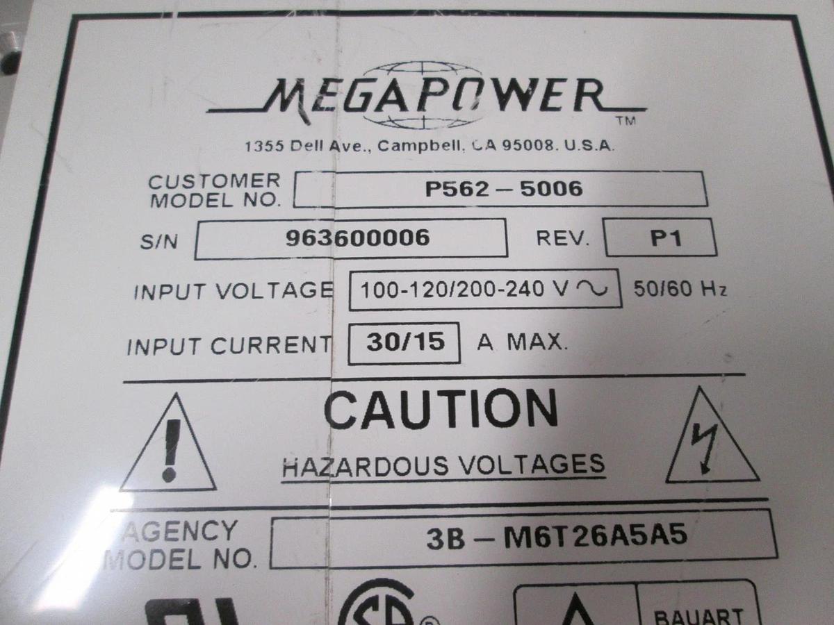 Mega Power, P562-5006, Switching Power Supply, 100-120//200-240V, New