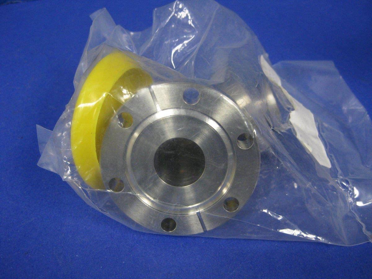 Used AMAT 0040-22223 Vacuum Tube 90 Deg Miltered Elbow, 2" x 2.75" Conflat Flange