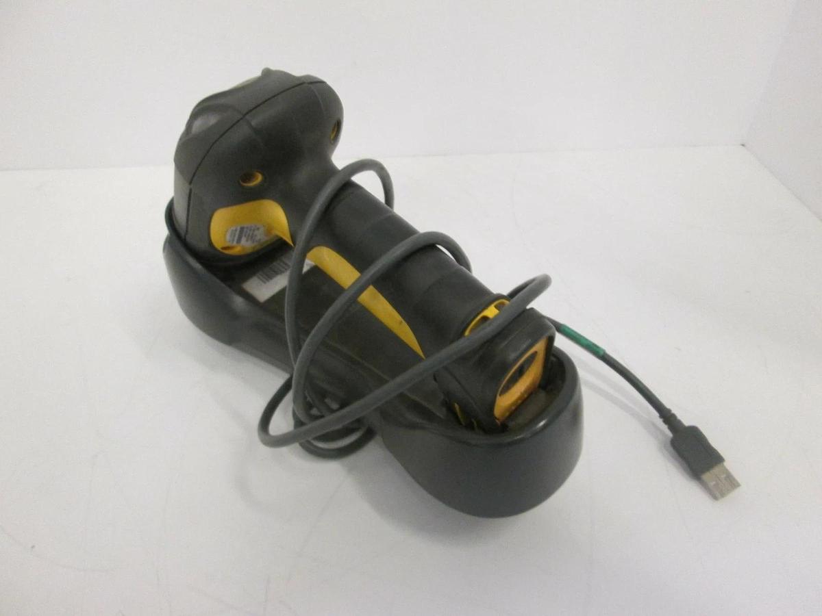 Used Symbol DS, Type: 21-64381, Wireless Barcode Scanner w/ Charging Dock, Used