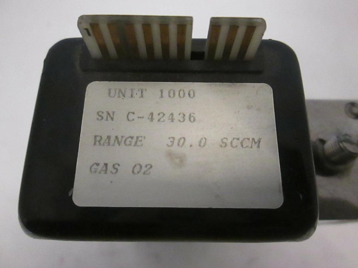 Used Unit UFC-1000 Mass Flow Controller MFC, O2, 30 SCCM, Refurb