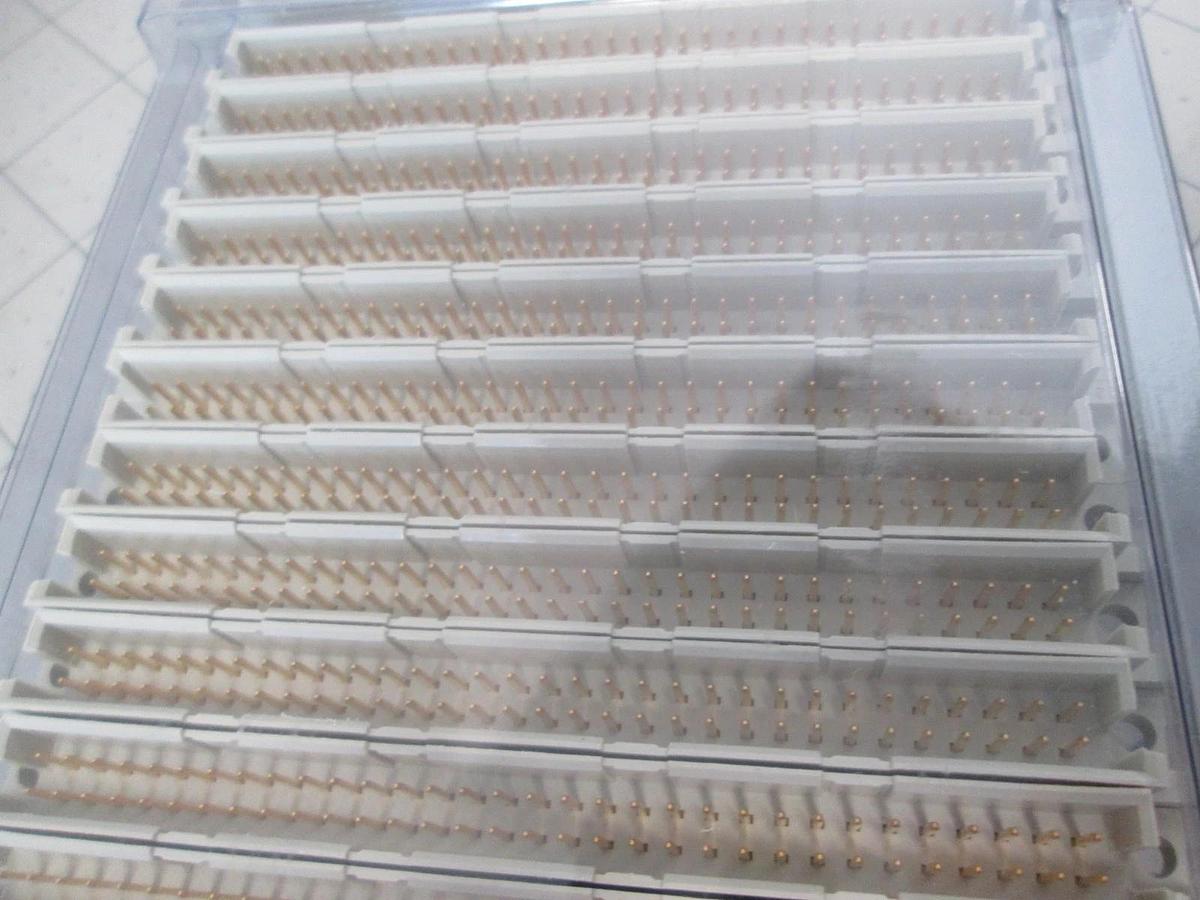 ERNI Electronics, Connector Header 64-Pin, Male Straight 2 Row, New, Lot of 36