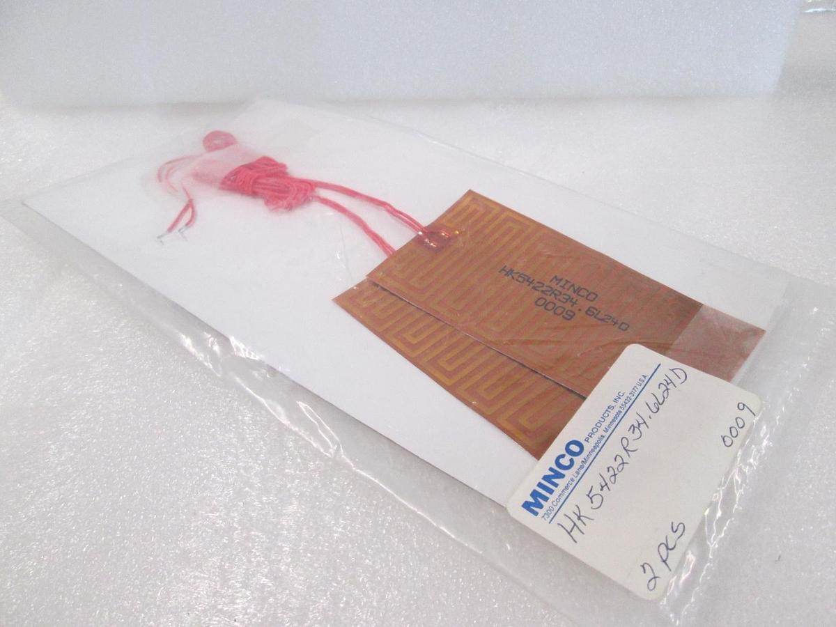 Minco, HK5422R34.6L24D, Polymide, Thermofoil Heeater, New, Lot of 2