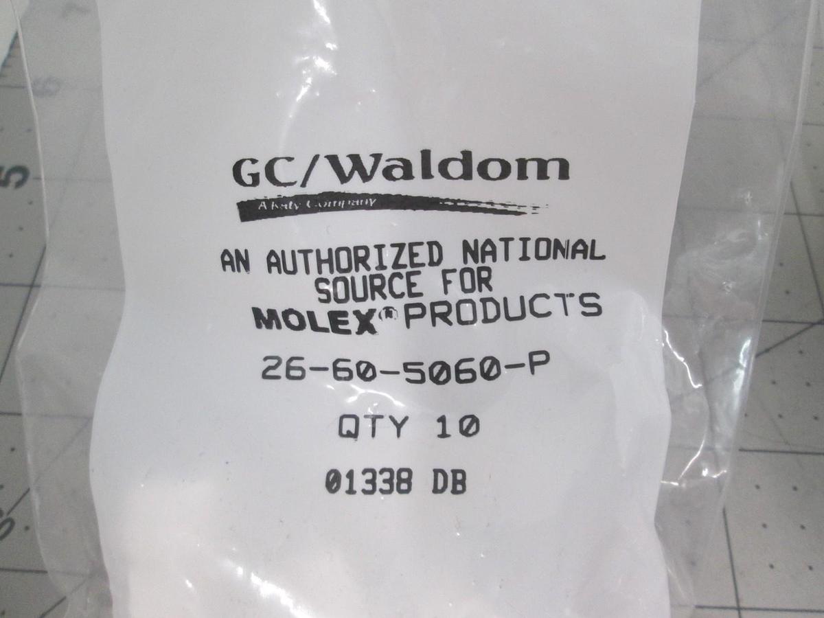 Waldom, 26-60-5060-P, 3 Position Header Connector, New, Lot of 100