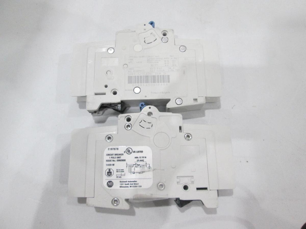 Allen Bradley, 1489-M1C400, Circuit Breaker, Single Pole, 40A, NWOB, Lot of 2