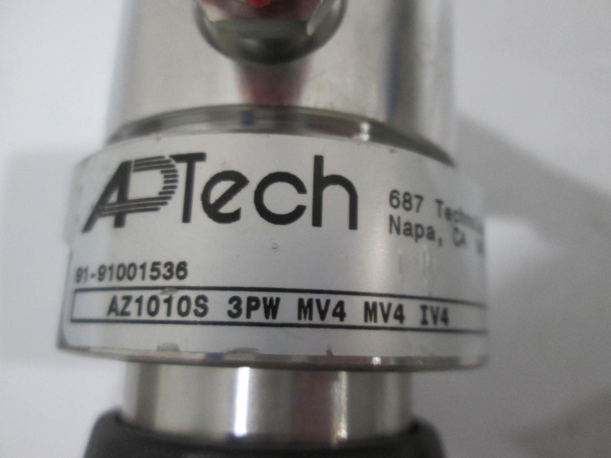 Used APTech, AZ1010S 3PW MV4 MV4 IV4, 1/4 VCR 3 Port Regulator, Used