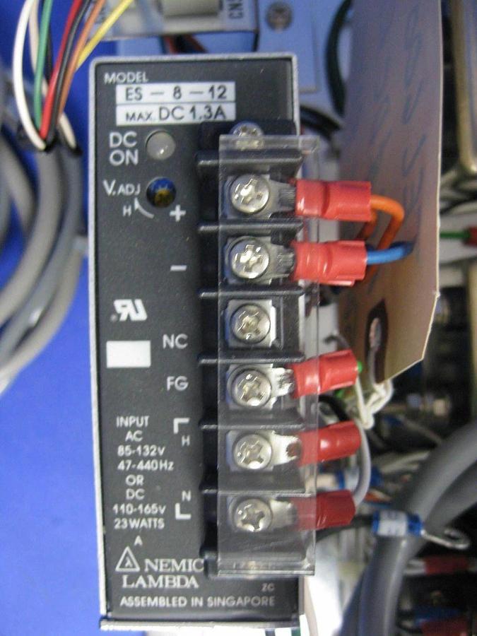 Used TEL Tokyo Electron 600 FNC AC/DC Relay Supply Panel