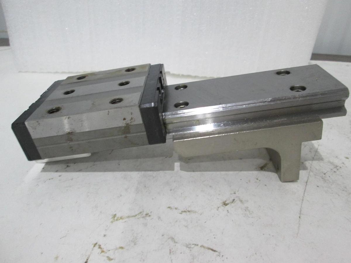 Used THK, SHW27, Linear Slide Block w/ Guide Rail, Used