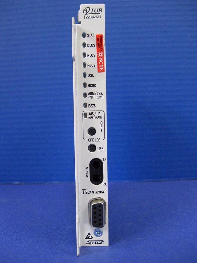 Used Adtran 1223026L7 H2TUR Transceiver Card, Used