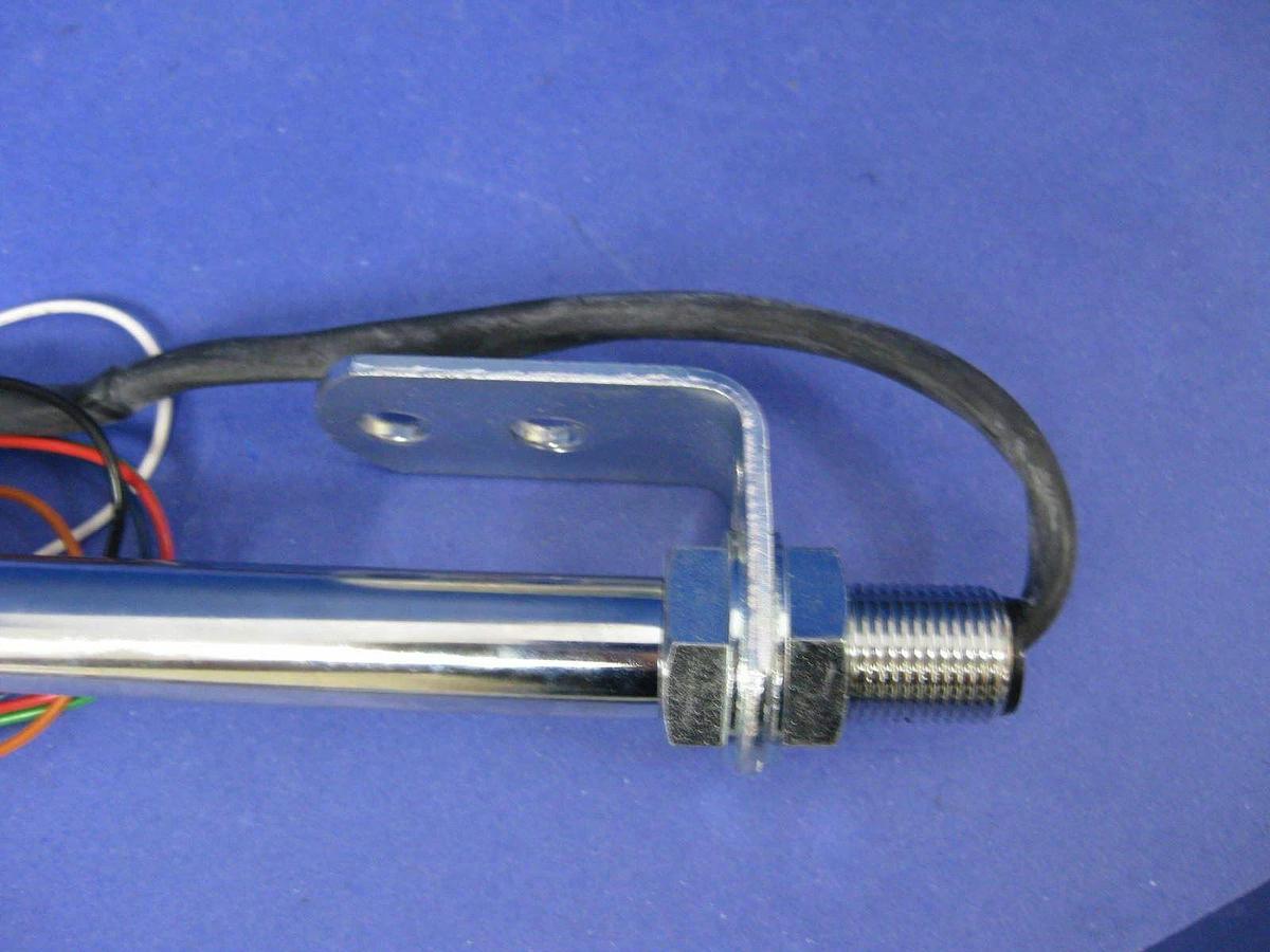 Used Patlite LE-P 3 Tier Signal Tower Light, Red, Amber, Green, 24V AC/DC, Used