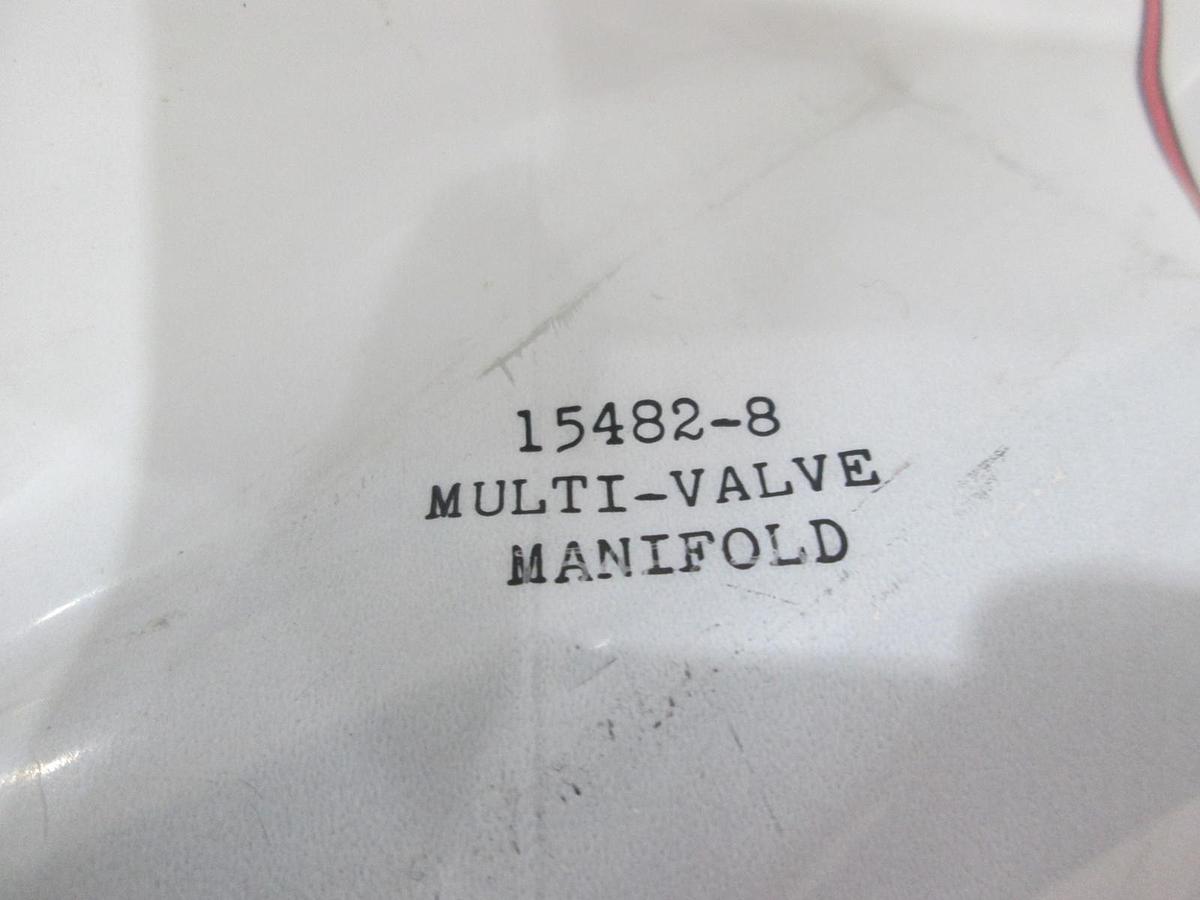 Clippard, 15482-8, Multi-Valve Manifold, 8 Position, New, Lot of 4