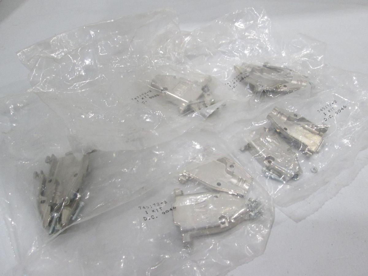AMP, 745172-2, D-Sub Connector Shell, New, Lot of 5