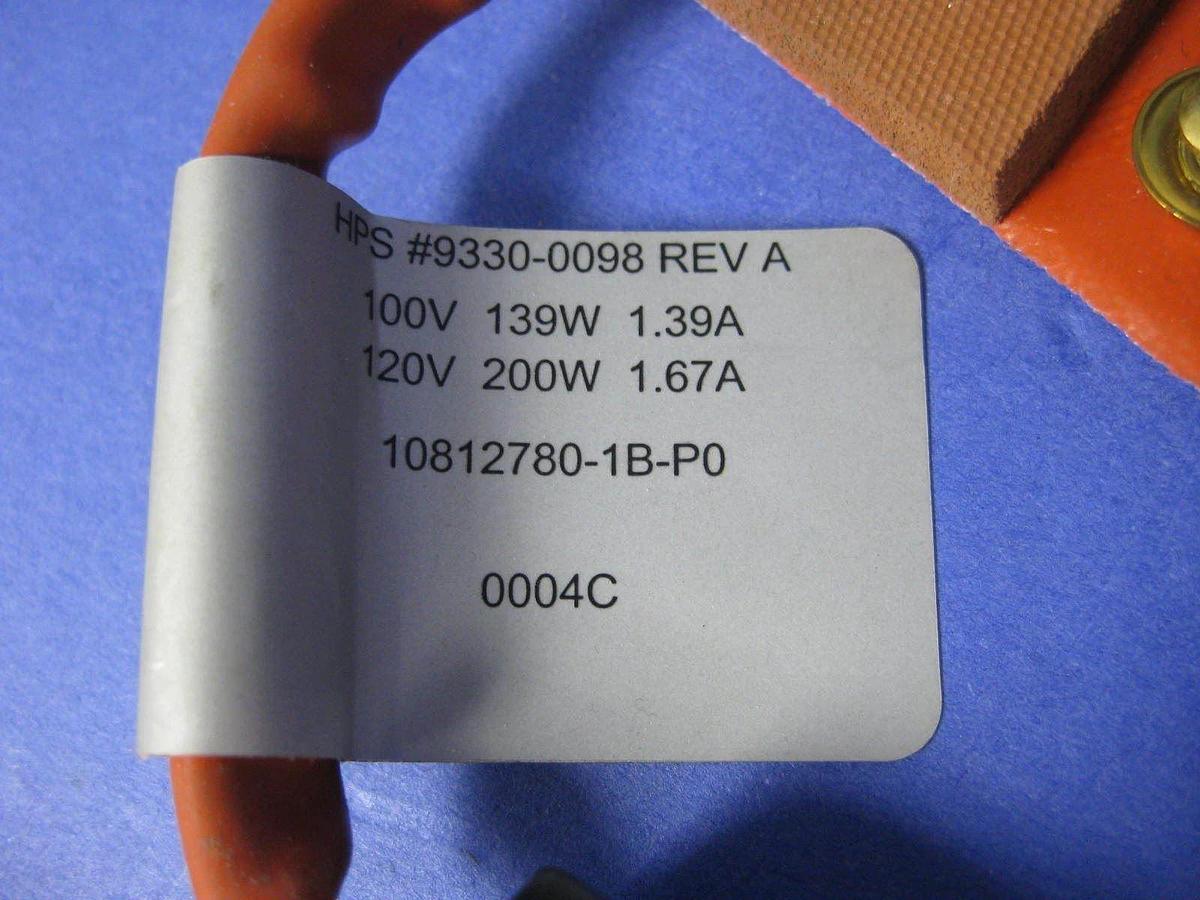 MKS HPS 9330-0098 Heater Jacket for 3" 90° Elbow Vacuum Pipe, NEW