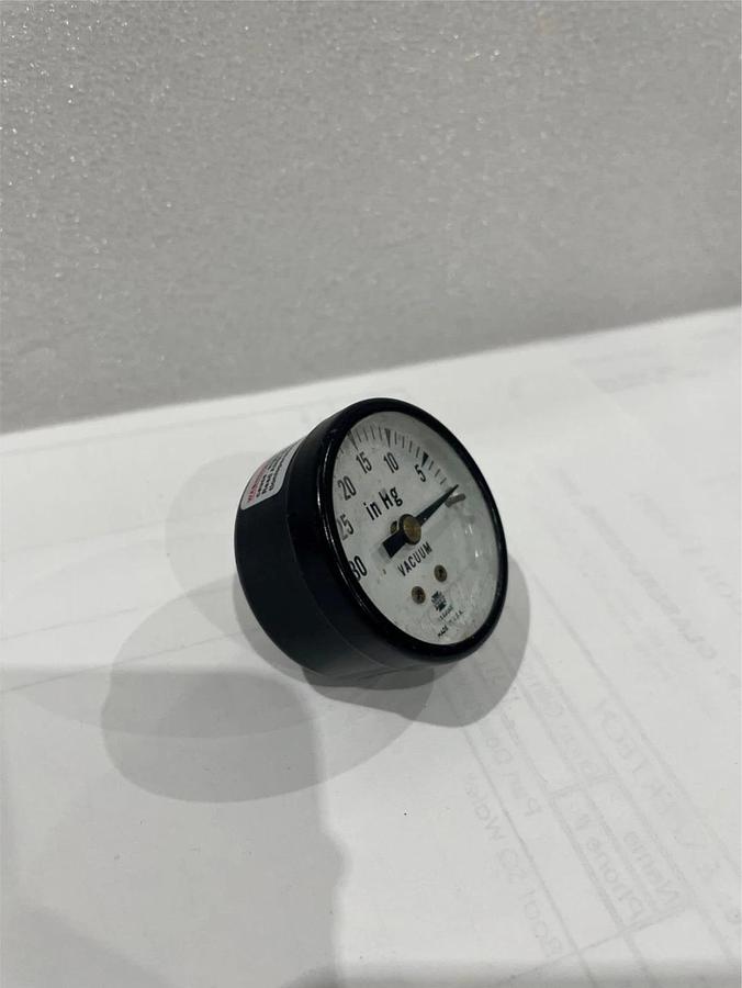 Used USG Vacuum Gauge 30-0 PSI, 1/8 npt, 2 inch Used