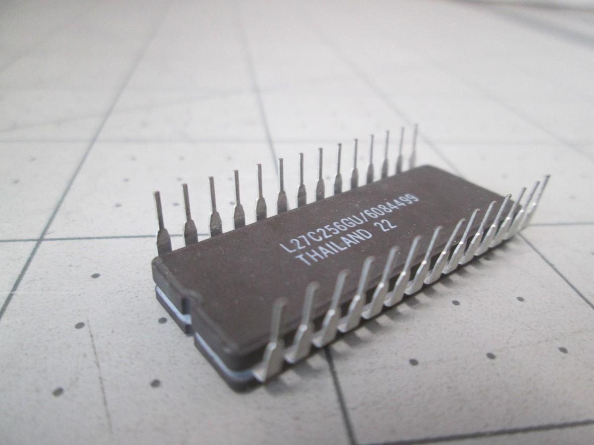 Used SPT Micro Texas Instruments, L27C256GU, Eprom Gas Interlock Dop. B9D3, IC, New