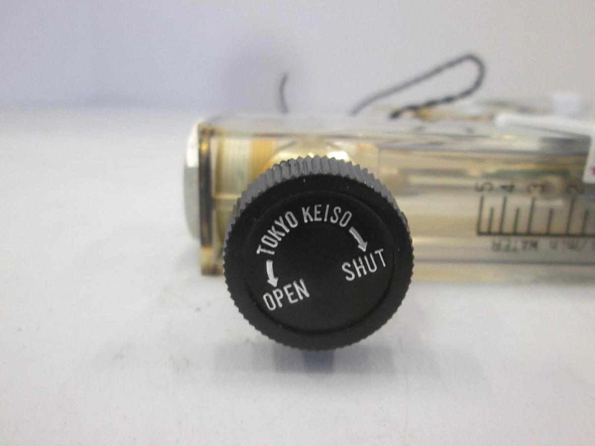 Used Tokyo Keiso, ZF93-1011, Purge Meter, 0-5 I/Min Water, Used, Lot of 2