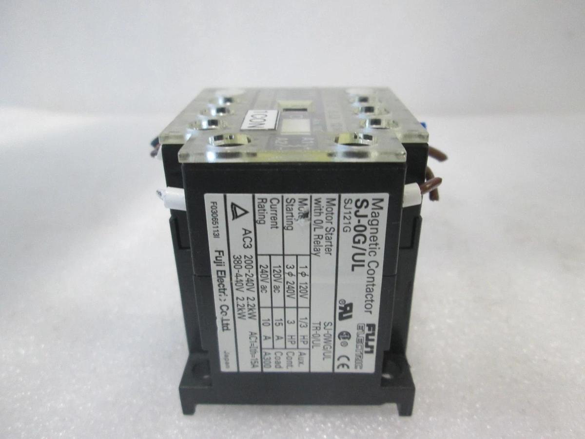 Used Fuji Electric, SJ-0G//UL, Magnetic Contactor, Used