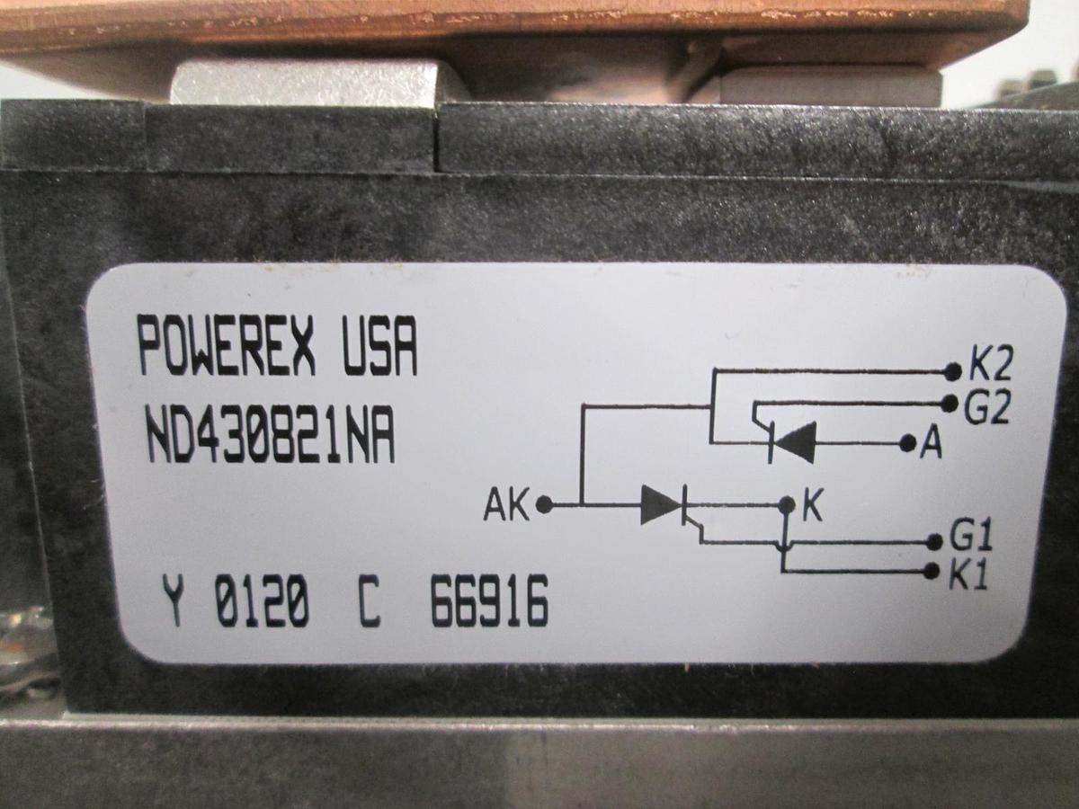 Used MRL Cyclone furnace Powerex, ND430821NA, SCR Power Supply Module, New