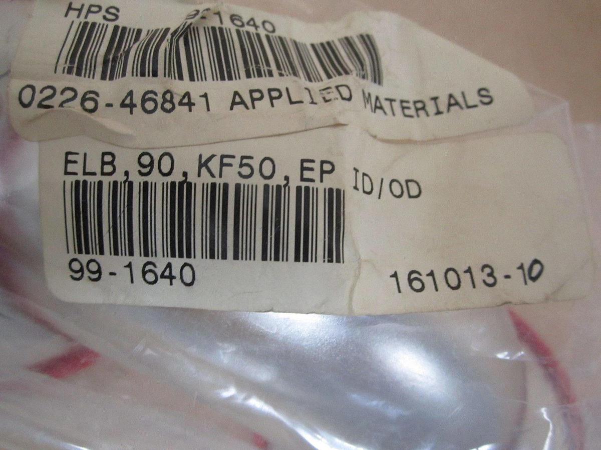 Used HPS MKS 99-1640 Stainless Steel Elbow 90 degree, NW50, 3" x 3", New