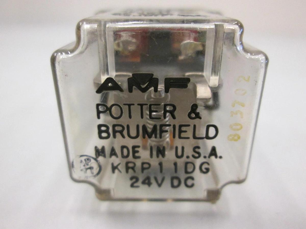 Used Potter & Brumfield, KRP11DG, 24VDC Relay, Used