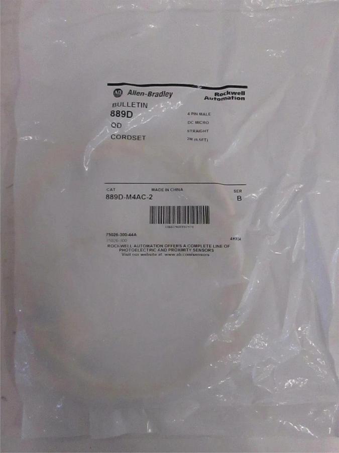 Allen-Bradley, 889D Cordset Cable, New