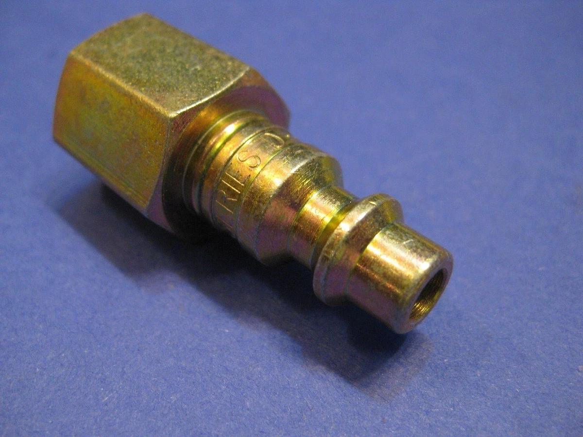 Perfecting Coupling D2F2 1/4" Brass Interchange Coupler and Plug, Lot of 10