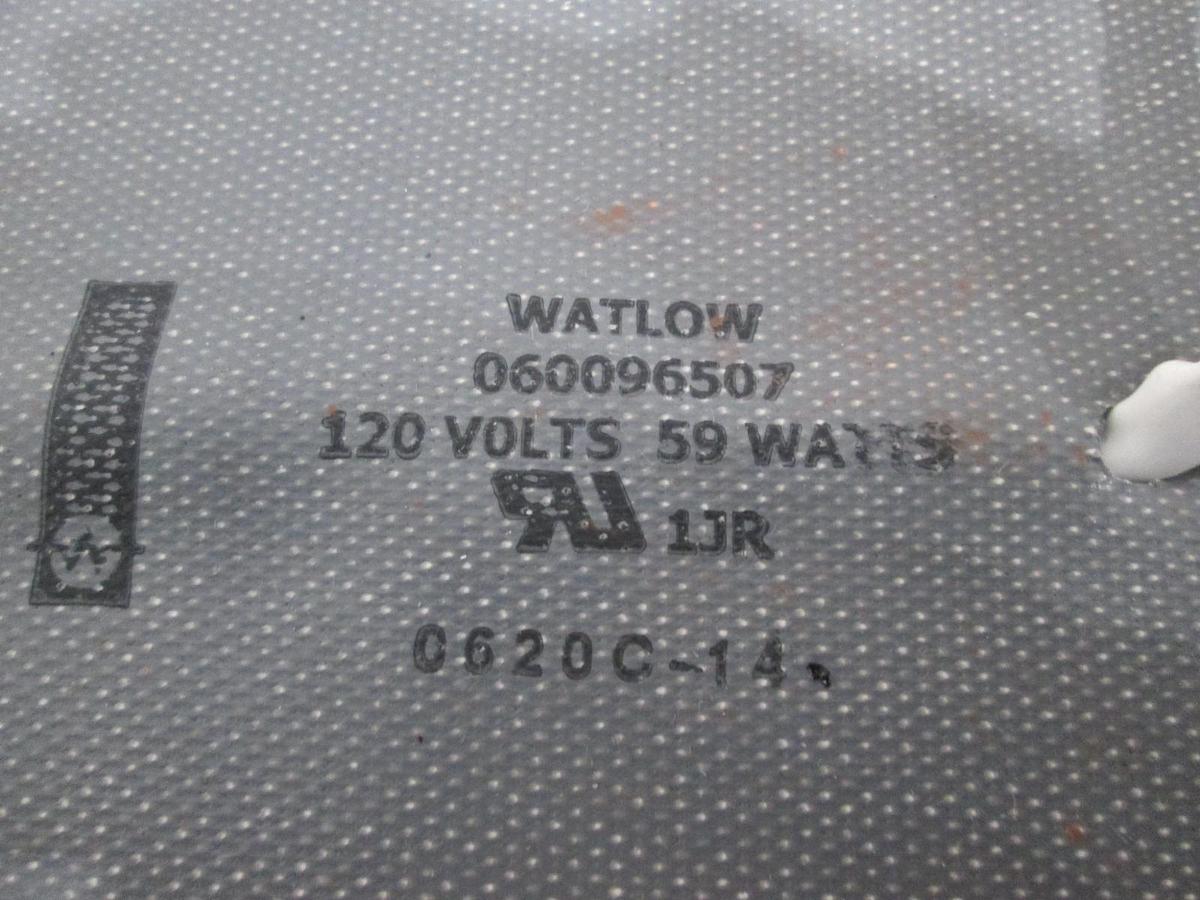 Used Watlow, 060096507, 120VAC, 59W, Rubber Silicone Heater, Used